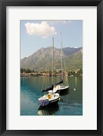 Lake Como Boats I Framed Print