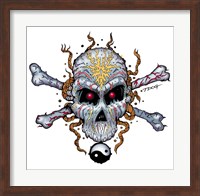 Rasta Skull v1 Fine Art Print