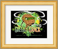 Green Crack Fine Art Print