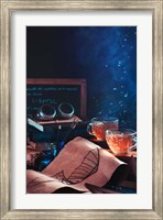 Steampunk Tea (With Goggles And Blueprints) Fine Art Print