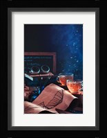 Steampunk Tea (With Goggles And Blueprints) Fine Art Print