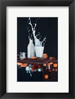 Upside And Down Again (With Milk) Fine Art Print