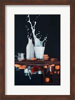 Upside And Down Again (With Milk) Fine Art Print
