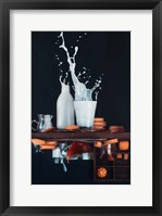 Upside And Down Again (With Milk) Fine Art Print