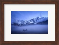 Misty Winter Evening Fine Art Print