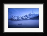 Misty Winter Evening Fine Art Print