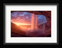 A Wall Of Flames Fine Art Print