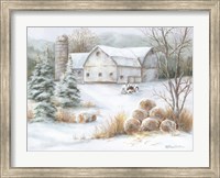 Winter Hay Fine Art Print