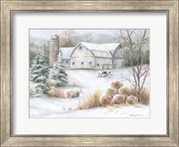 Winter Hay Fine Art Print