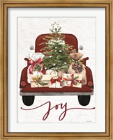 Joy Christmas Truck Fine Art Print