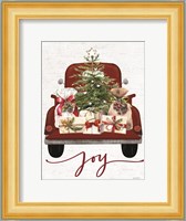 Joy Christmas Truck Fine Art Print