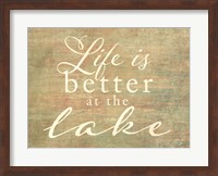 Life is Better at the Lake Fine Art Print