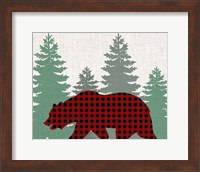 Bear Plaid Fine Art Print