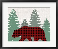 Bear Plaid Fine Art Print