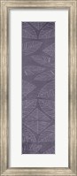 Vibrant Purple Leaf Panel 2 Fine Art Print
