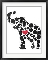 Elephant Shapes Fine Art Print