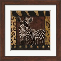 Zebra bordered Fine Art Print