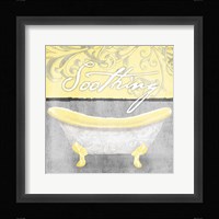 Yellow Soothing Framed Print