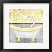 Yellow Soothing Framed Print