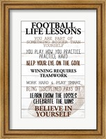 Football Life Fine Art Print