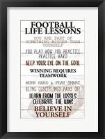Football Life Fine Art Print