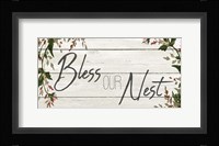 Bless Our Nest Panel Fine Art Print