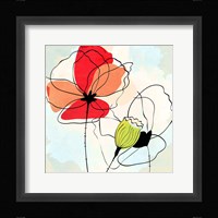 Poppy Square 1 Framed Print