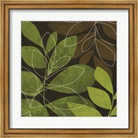Green Brown Leaves 2 Fine Art Print