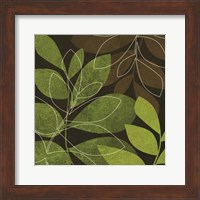 Green Brown Leaves 2 Fine Art Print