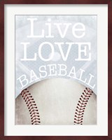 Baseball Love Fine Art Print