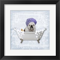 Bath Time Bubbles 1 Framed Print