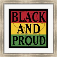 Black And Proud 1 Fine Art Print