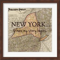 New York My Story Fine Art Print