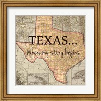 Texas My Story Fine Art Print