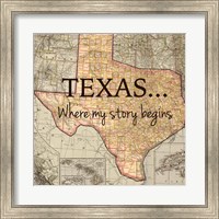Texas My Story Fine Art Print