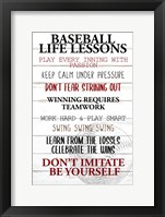 Baseball Life Fine Art Print