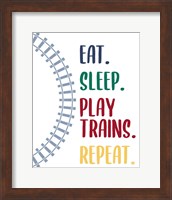Eat Sleep Trains 2 Fine Art Print