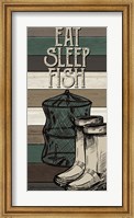 Fishing Panel 3 Fine Art Print