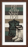 Fishing Panel 3 Fine Art Print