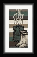 Fishing Panel 3 Framed Print