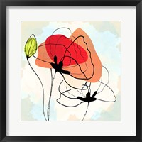 Poppy Square 3 Fine Art Print