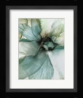 Sage And Teal Flowers 2 Fine Art Print