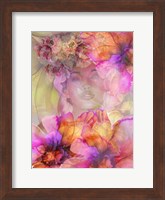Girl In Flowers Fine Art Print