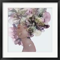 Flower Girl With Heart 1 Fine Art Print
