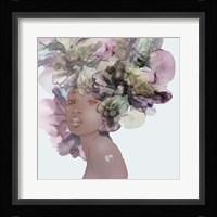 Flower Girl With Heart 1 Fine Art Print