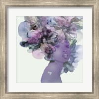 Flower Girl With Heart 1 V3 Fine Art Print