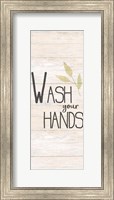 Wash Your Hands Panel Fine Art Print