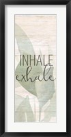 Inhale Exhale Panel Fine Art Print