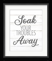 Soak Framed Print