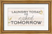 Laundry or Naked Fine Art Print